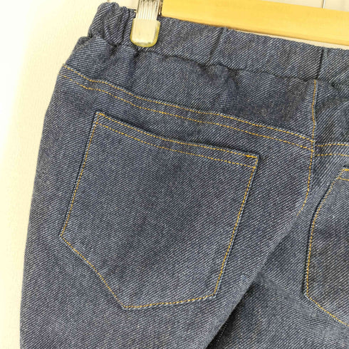 ホコモモラ Jocomomola フラワーポイント刺繍ニットデニムレギンス レディース 40
