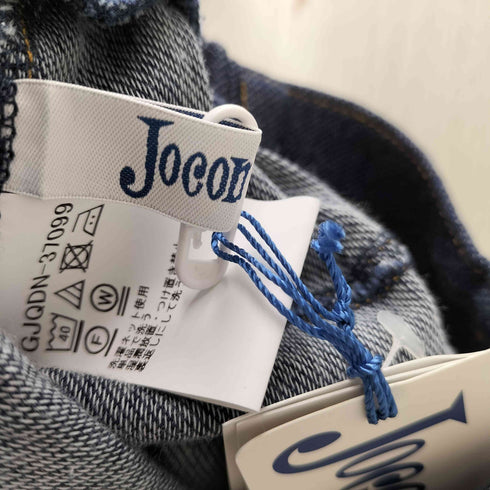 ホコモモラ Jocomomola フラワーポイント刺繍ニットデニムレギンス レディース 40