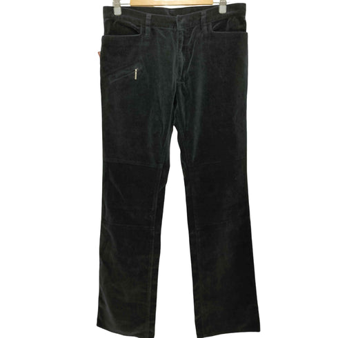 バーバリーブルーレーベル BURBERRY BLUE LABEL ベロア ブーツカット パンツ レディース JPN:L