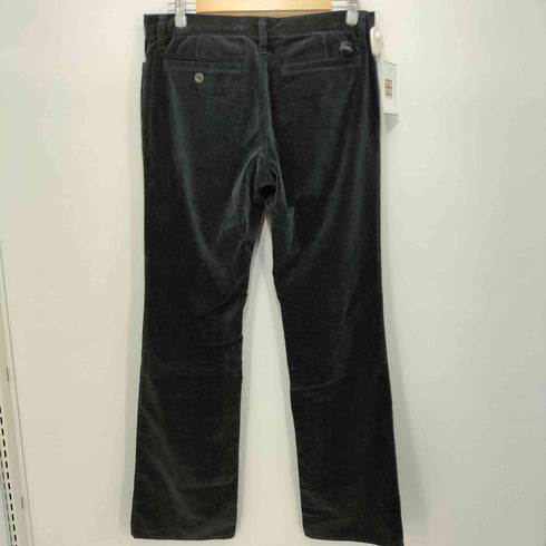バーバリーブルーレーベル BURBERRY BLUE LABEL ベロア ブーツカット パンツ レディース JPN:L