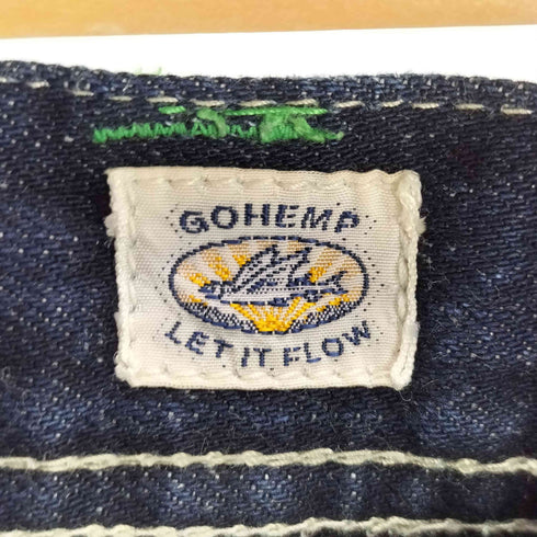 ゴーヘンプ GOHEMP ワーク ヘンプ デニム パンツ メンズ 30