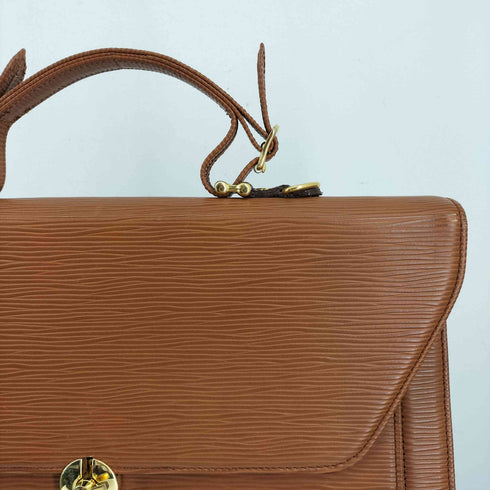 ペレボルサ PELLE BORSA レザーハンドバッグ メンズ