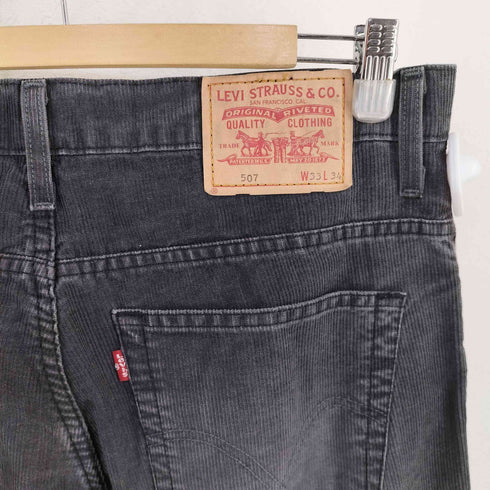 リーバイス Levis 507 ブラック コーデュロイパンツ メンズ 33inch