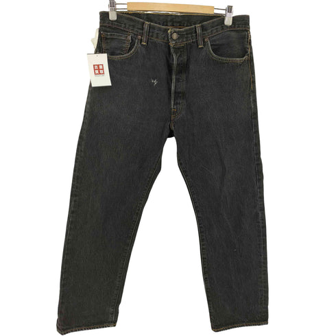 リーバイス Levis 501 先染め ブラック デニムジャケット メンズ 36inch
