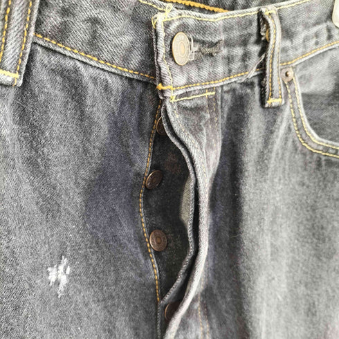 リーバイス Levis 501 先染め ブラック デニムジャケット メンズ 36inch