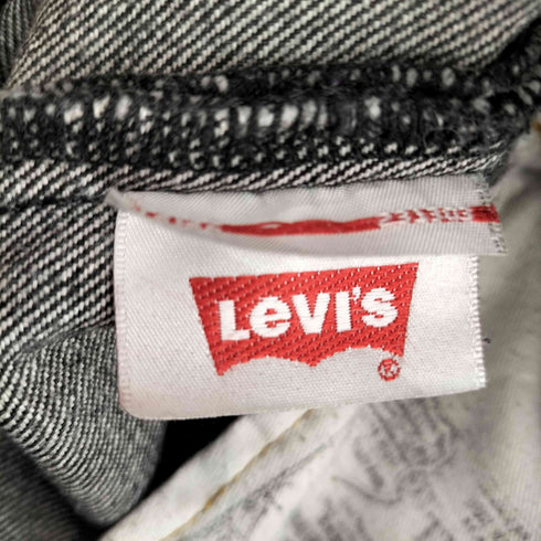 リーバイス Levis 501 先染め ブラック デニムジャケット メンズ 36inch