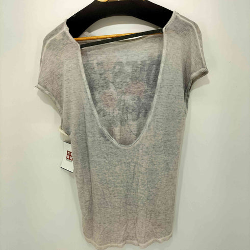 ディーゼル DIESEL 薔薇プリント シアーカットソー レディース
