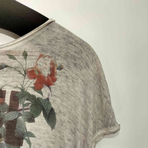 ディーゼル DIESEL 薔薇プリント シアーカットソー レディース