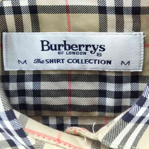 バーバリーズ BURBERRYS ノバチェックレギュラーカラーシャツ メンズ JPN:M