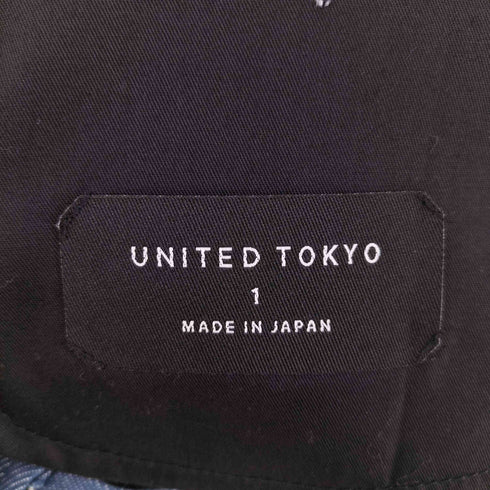 ユナイテッドトウキョウ UNITED TOKYO Side gathers flare trousers サイドゴムフレアデニムパンツ メンズ JPN:1