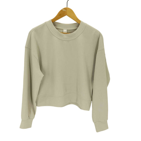 ルルレモン lululemon Ribbed Softstreme Perfectly Oversized Cropped Crew レディース 4