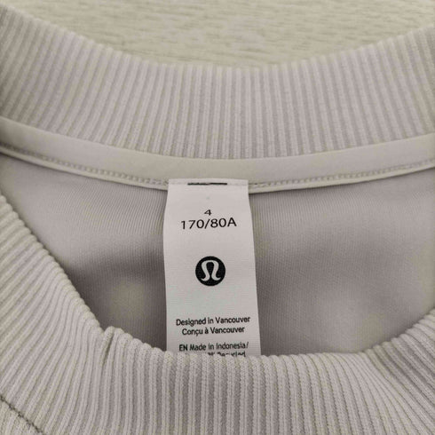 ルルレモン lululemon Ribbed Softstreme Perfectly Oversized Cropped Crew レディース 4