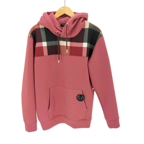 ブラックレーベルクレストブリッジ BLACK LABEL CRESTBRIDGE CBチェック切換え ダンボール ニット パーカー メンズ JPN:M