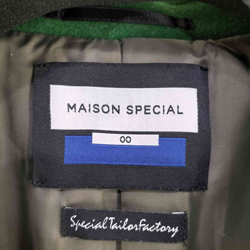 メゾンスペシャル MAISON SPECIAL SUPER120S カシミヤ混プライムオーバーダブルコート メンズ JPN:0