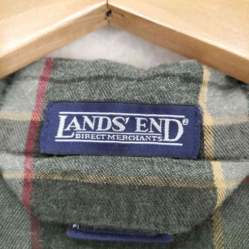 ランズエンド LANDS END チェック柄パジャマシャツ メンズ JPN:M