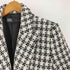 ザラ ZARA ループ ツイード ダブルブレスト チェスターコート レディース import:L