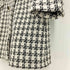 ザラ ZARA ループ ツイード ダブルブレスト チェスターコート レディース import:L