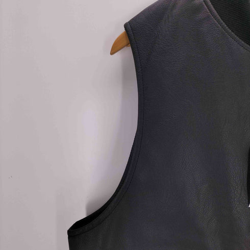 モンキータイム MONKEY TIME FAUX LTHR ZIP VEST メンズ JPN:L