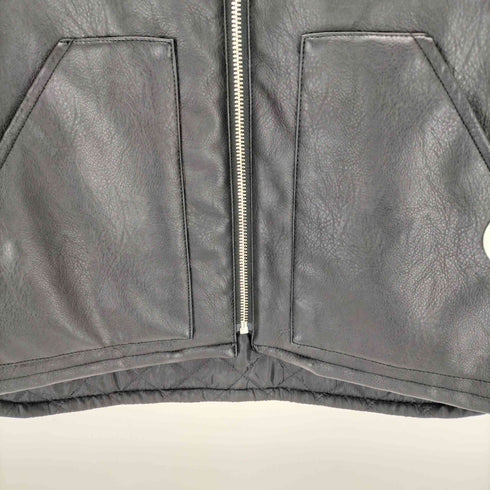 モンキータイム MONKEY TIME FAUX LTHR ZIP VEST メンズ JPN:L