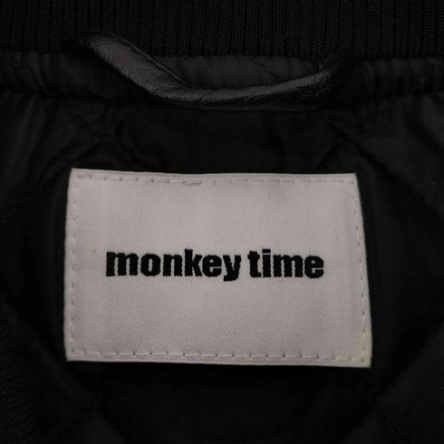 モンキータイム MONKEY TIME FAUX LTHR ZIP VEST メンズ JPN:L