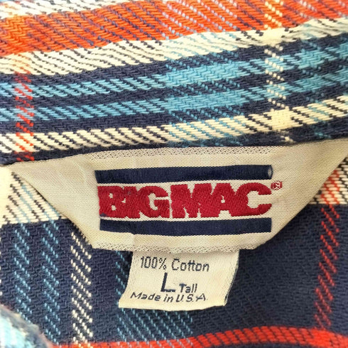 ビッグマック BIG MAC 80S ヘビーフランネルシャツ メンズ JPN:L