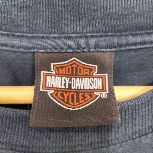 ハーレーダビッドソン HARLEY-DAVIDSON 00s 両面プリント ショートスリーブ クルーネックTシャツ メンズ