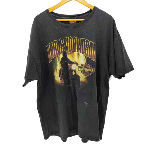 ハーレーダビッドソン HARLEY-DAVIDSON 00s 両面プリント ショートスリーブ クルーネックTシャツ メンズ 2X-LARGE