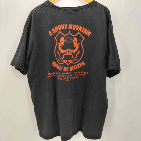 ハーレーダビッドソン HARLEY-DAVIDSON 00s 両面プリント ショートスリーブ クルーネックTシャツ メンズ 2X-LARGE