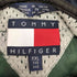 トミーヒルフィガー TOMMY HILFIGER 80-90s フラッグタグ ロゴ刺繍 ナイロン アノラックパーカー メンズ XXL