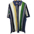 チャップスラルフローレン CHAPS RALPH LAUREN 90s ストライプ柄 ショートスリーブ ポロシャツ メンズ import:L