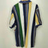 チャップスラルフローレン CHAPS RALPH LAUREN 90s ストライプ柄 ショートスリーブ ポロシャツ メンズ import:L