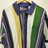チャップスラルフローレン CHAPS RALPH LAUREN 90s ストライプ柄 ショートスリーブ ポロシャツ メンズ import:L