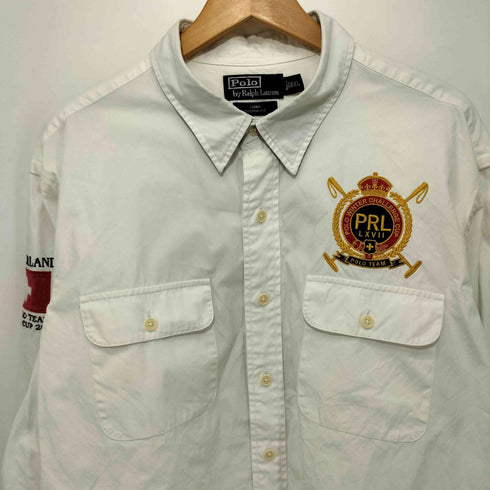 ポロバイラルフローレン Polo by RALPH LAUREN チームロゴ刺繍 ロングスリーブシャツ メンズ XXL