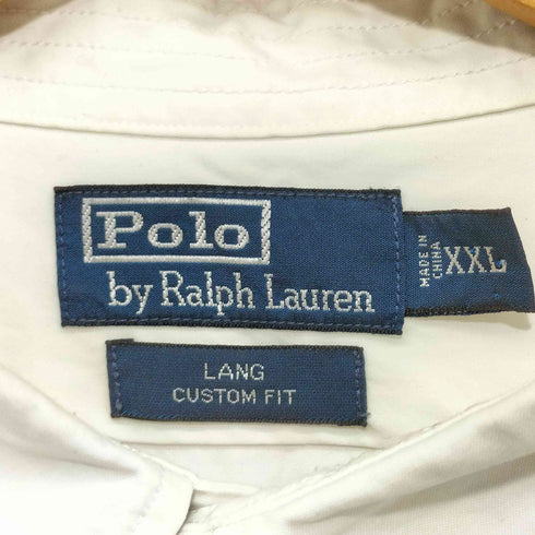 ポロバイラルフローレン Polo by RALPH LAUREN チームロゴ刺繍 ロングスリーブシャツ メンズ XXL