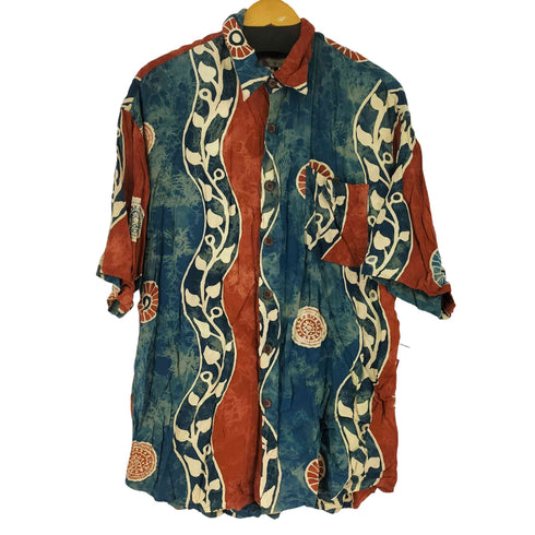 ザテリトリーアヘッド THE TERRITORY AHEAD 90S 総柄S/Sシャツ メンズ JPN:XL