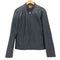 トラサルディ ジーンズ TRUSSARDI JEANS スタンドカラー シングルレザージャケット メンズ EUR:46