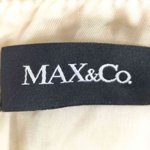 マックスアンドコー MAX & CO. 00s Y2K ウールアクリル チェック 巻きミニスカート レディース USA 6