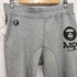 エーエイプバイアベイシングエイプ AAPE BY A BATHING APE ロゴマジックテープ プリント スウェットイージーパンツ メンズ JPN:L