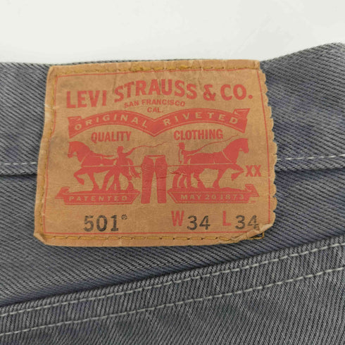 リーバイス Levis 501 ボタンフライ デニムパンツ メンズ W34L34