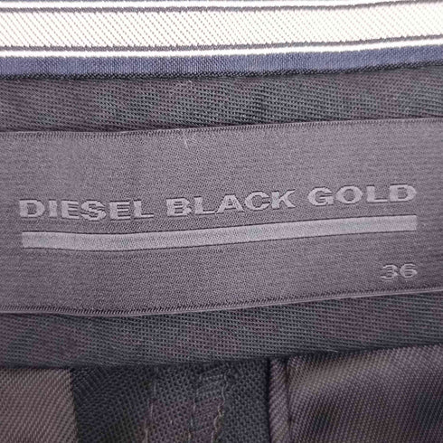 ディーゼルブラックゴールド DIESEL BLACK GOLD センタープレス タックワイドスラックス メンズ 36