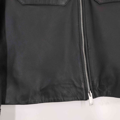 ザラ ZARA ジップアップレザージャケット メンズ US:38