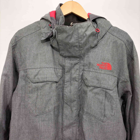 ザノースフェイス THE NORTH FACE ロゴ刺繍 ポケットデザイン ベンチレーション ナイロンパーカー メンズ import:L