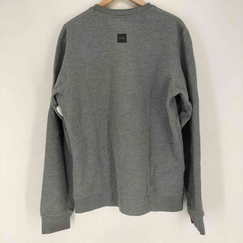 ハフ HUF pleasure Vガゼットクルーネックスウェット メンズ JPN:L