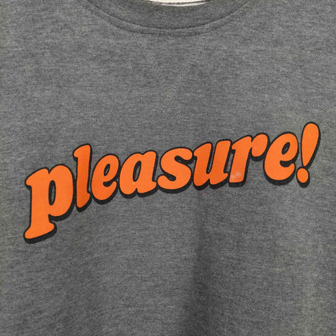 ハフ HUF pleasure Vガゼットクルーネックスウェット メンズ JPN:L