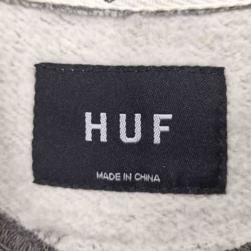 ハフ HUF pleasure Vガゼットクルーネックスウェット メンズ JPN:L