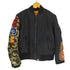 アベイシングエイプ A BATHING APE 初期型 SHARK MA-1 フライトジャケット シャーク ウール リブ メンズ JPN:S