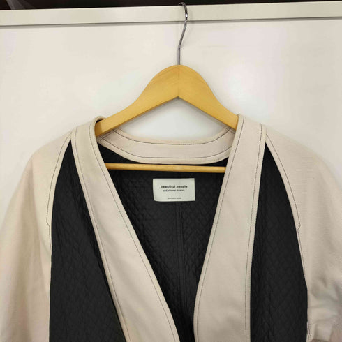 ビューティフルピープル beautiful people 22SS basket double cloth layered liner coat レディース JPN:36