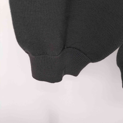 ジョルジオアルマーニ Giorgio Armani ロゴ刺繍タートルネックハイゲージリブニット メンズ EUR:52
