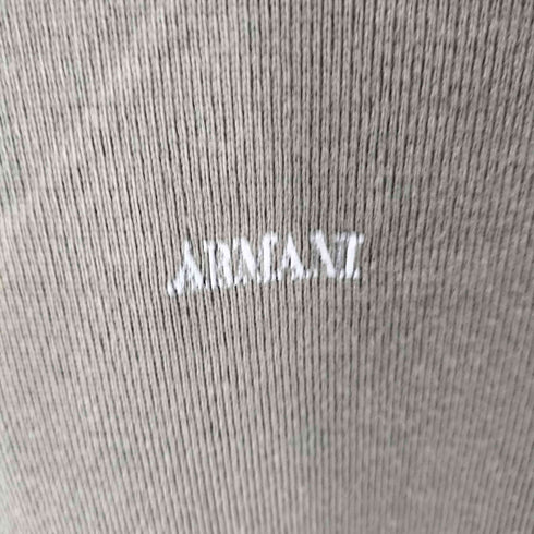 ジョルジオアルマーニ Giorgio Armani ロゴ刺繍タートルネックハイゲージリブニット メンズ EUR:52