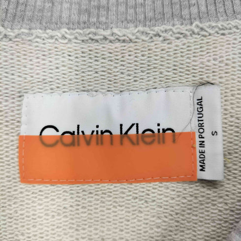 カルバンクライン CALVIN KLEIN ボックスシルエットクルーネックスウェット メンズ JPN:S